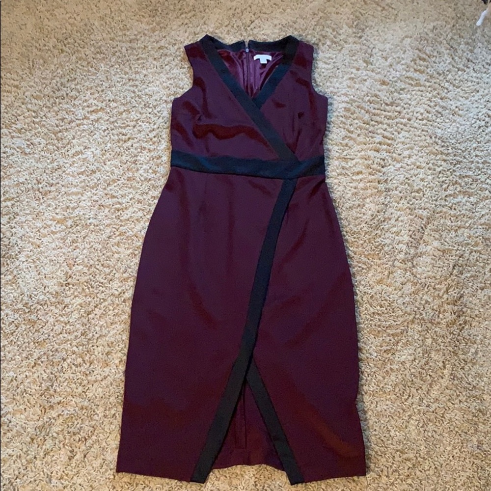 Burgundy Midi Dress
